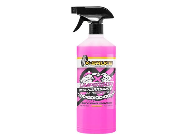 X-SAUCE LIMPIADOR DESENGRASANTE DE BICICLETAS 900 ML (ROSA)