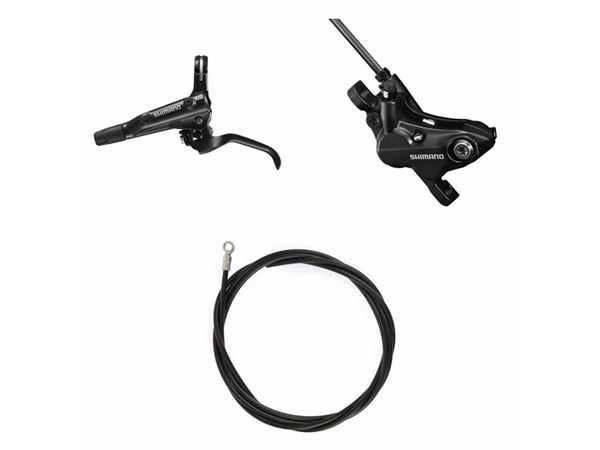 DISC BRAKE SET FRONT BLACK BL-MT501(L), BR-MT520(F)