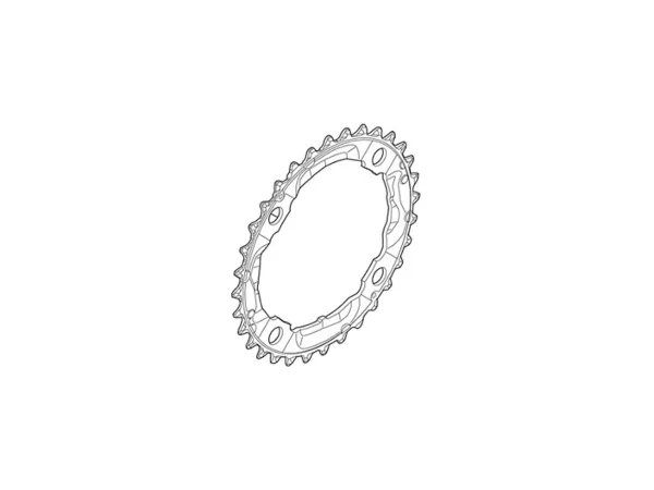 PLATO SHIMANO 36T FC-M532 104 BCD 9V
