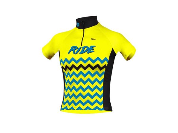 ELTIN MAILLOT RIDE JUNIOR 8 AMARILLO/AZUL