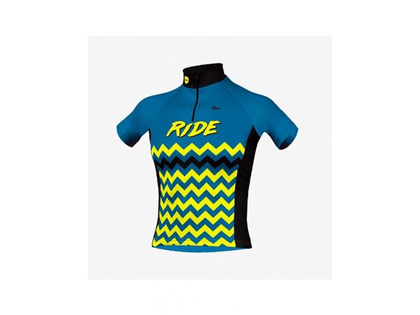 ELTIN MAILLOT RIDE JUNIOR 10 AZUL/AMARILLO