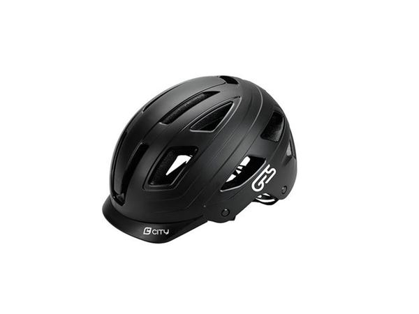 CASCO GES "CITY" NEGRO MATE