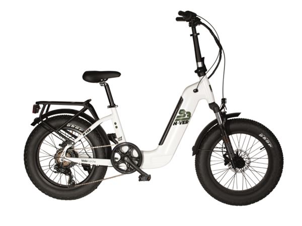 N-VER FAT BIKE 20" 6V 12.8AH WHITE