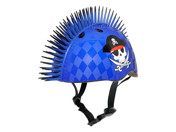 RASKULLZ CHILD 5+ EYEPATCH PIRATE MOHAWK BLUE