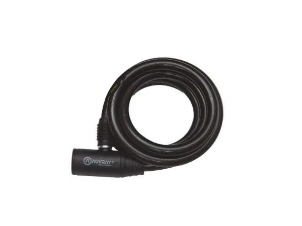 AUVRAY CANDADO ESPIRAL 150CM 10D + BRAZALETE SILICONA RENTAL