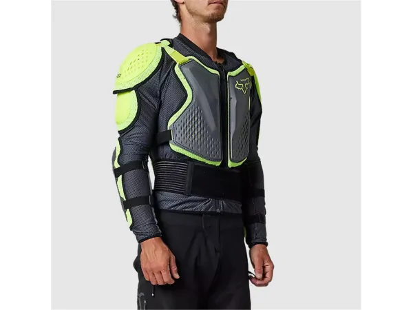CHAQUETA FOX TITAN SPORT GRIS/VERDE 2