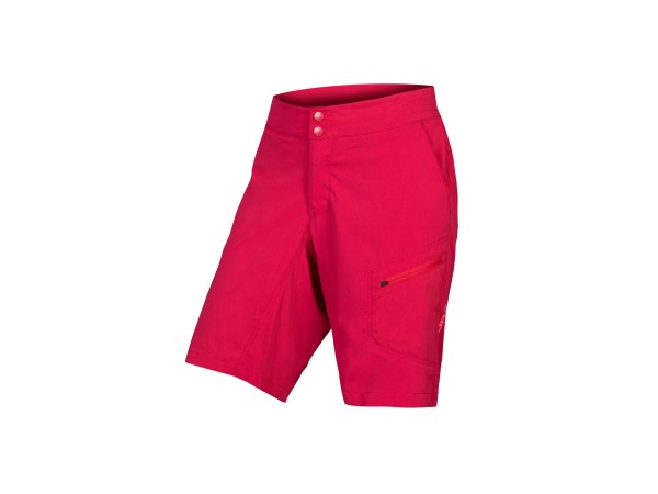 SHORT ENDURA HUMMVEE LITE CON CULOTE INTERIOR MUJER ROSA
