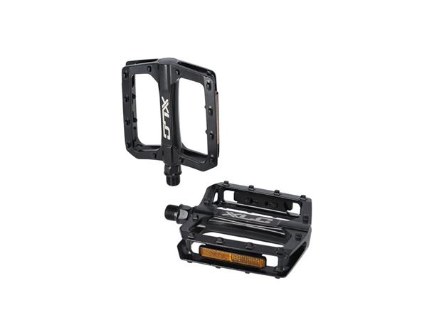 XLC PD-M29 PEDALES ALUMINIO NEGRO CON REFLECTANTE