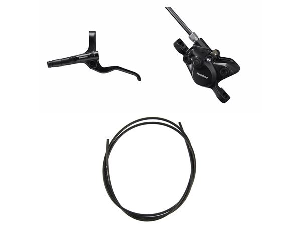 SHIMANO KIT FRENO DISCO DEL. NEGRO BL-MT201 + BR-MT200 + LAT