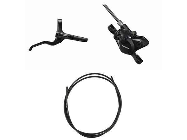 SHIMANO KIT FRENO DISCO TRAS. NEGRO BL-MT201 + BR-MT200 + LA