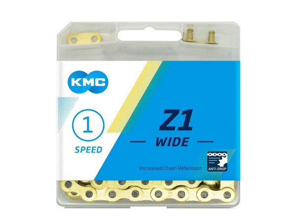 KMC CADENA Z1 WIDE ORO BMX 112 ESLABONES