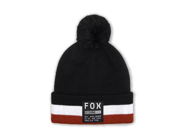 GORRO FRACTURE CON POMPÓN NEGRO