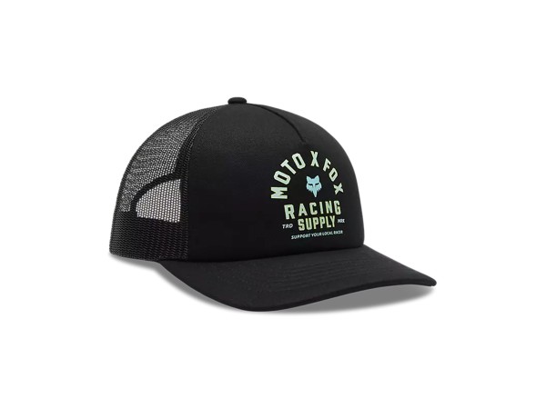GORRA TRUCKER MUJER LOCAL RACER REJILLA NEGRO