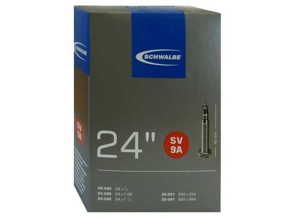CAMARA SCHWALBE 24X1 1/8-1.75 VALVULA PRESTA 40 MM
