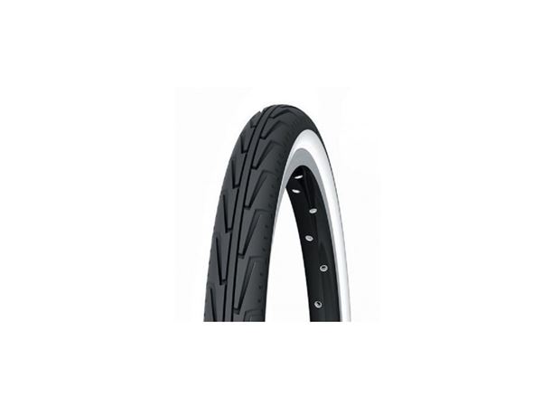 CUBIERTA MICHELIN DIABOLO CITY 500A ACCES LINE RIGIDA BLANCO