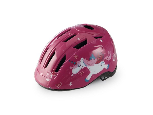 CASCO NIÑO MOD KIDDO UNICORNIO ROSA (49-54CM)