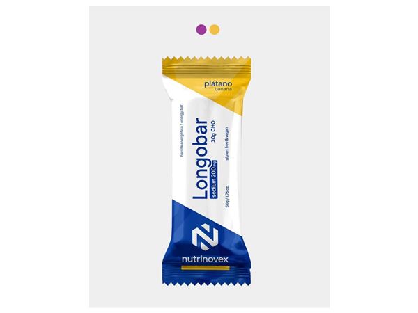 NUTRINOVEX LONGOBAR ENERGY BAR PLÁTANO 40GR+BCAA