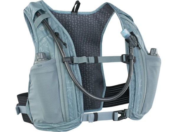 EVOC MOCHILA HYDRO PRO 3L+BOLSA 1.5L ACERO
