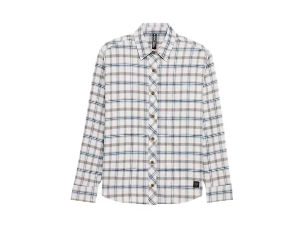 CAMISA MUJER FRANELA SURVIVALIST CORE GRIS CLARO