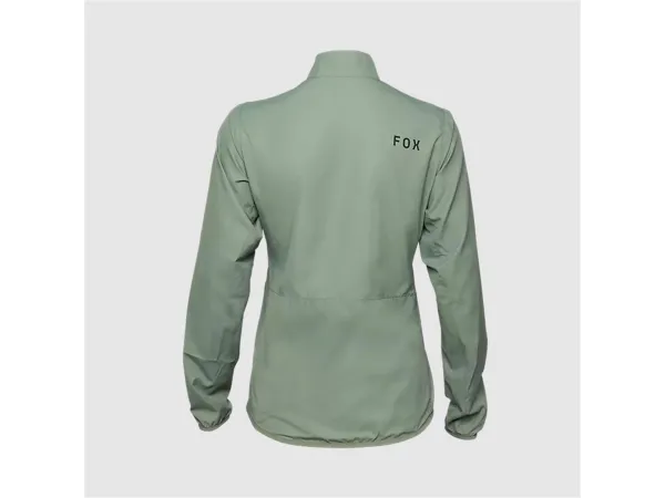 CHAQUETA CORTAVIENTOS FOX RANGER MUJER VERDE MUSGO 2