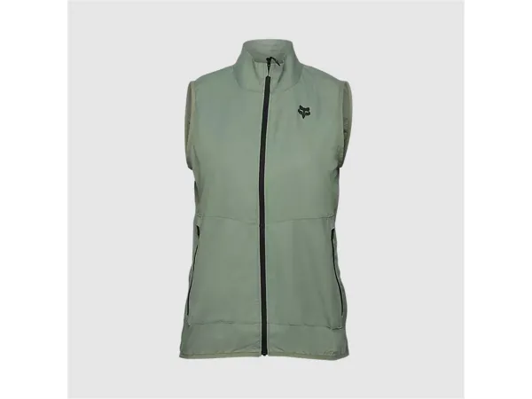 CHALECO CORTAVIENTOS FOX RANGER MUJER VERDE MUSGO
