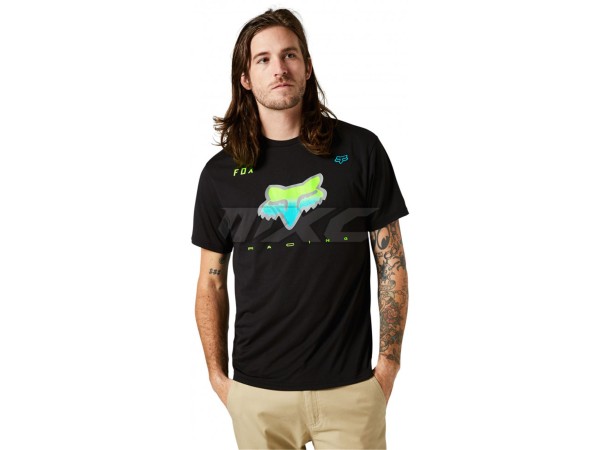 CAMISETA FOX RKANE HEAD TECH S NEGRO