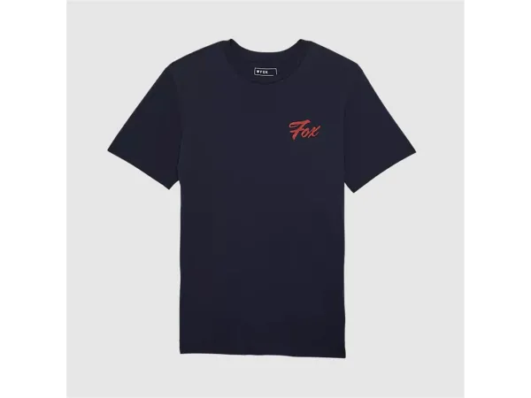 CAMISETA FOX PREMIUM SCRIPTED AZUL MEDIANOCHE