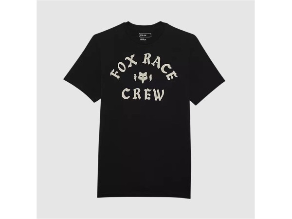 CAMISETA PREMIUM FOX RACE CREW NEGRO