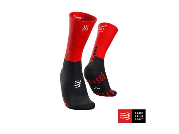 CALCETINES MID COMPRESSION NEGRO/AZUL