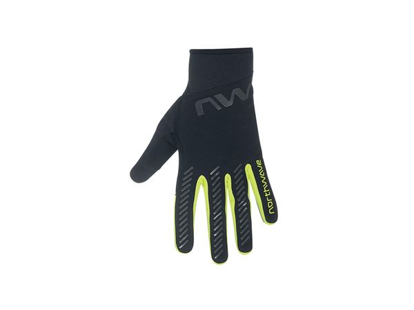 NW GUANTE GEL ACTIVE NEGRO/AMARILLO FLUOR