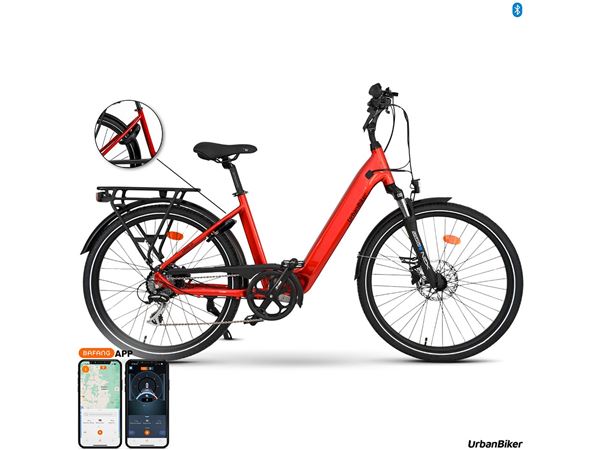UB100B URBANBIKER EBIKE URBANA ROJO