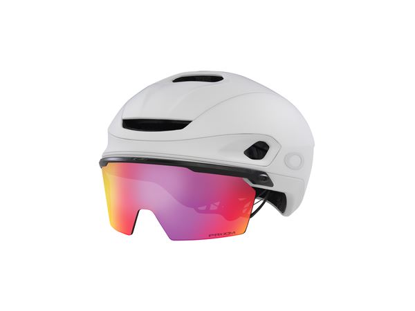 CASCO OAKLEY ARO7 ROAD EU BLANCO MATE CON LENTES PRIZM