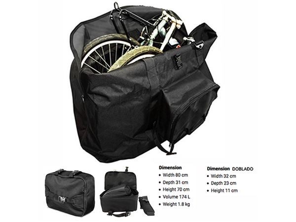 JL-WENTI FUNDA TRANSPORTE BICI PLEGABLE 80X31X70