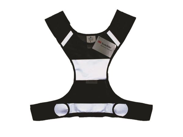 CHALECO SEGURIDAD NEGRO ELTIN