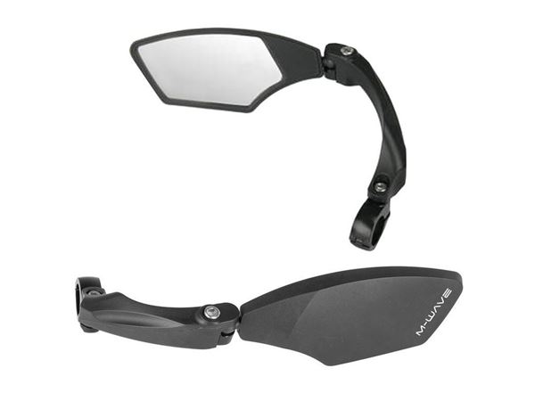 RETROVISOR IZQUIERDO M-WAVE SPY SPACE CON ABRAZADERA 22.2 MM
