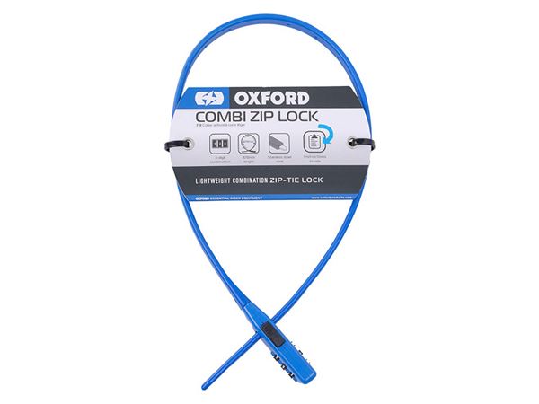 OXFORD CANDADO COMBI ZIP LOCK AZUL