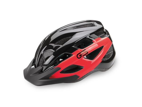 CASCO GES VARIK NEGRO/ROJO