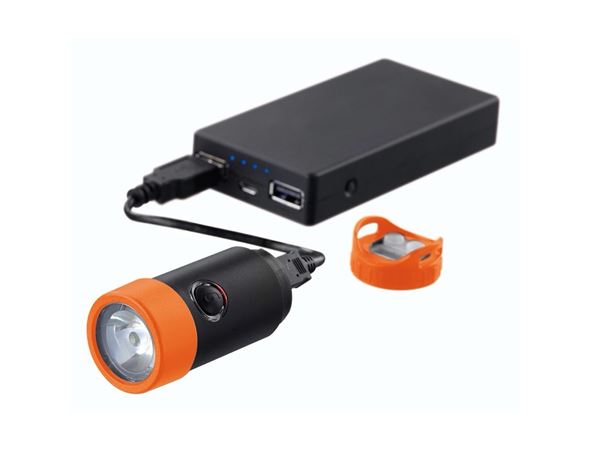LUZ DELANTERA GUEE SOL200 200 LÚMENES RECARGABLE USB NARANJA