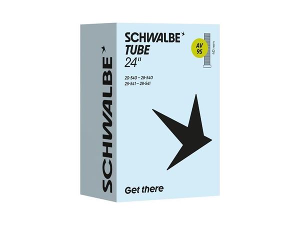 CAMARA SCHWALBE AV9S 24X1.00-1.10 VALVULA STANDARD 40 MM 20/