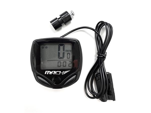 CICLOCOMPUTADOR MACH-15 CON CABLE Y 15 FUNCIONES