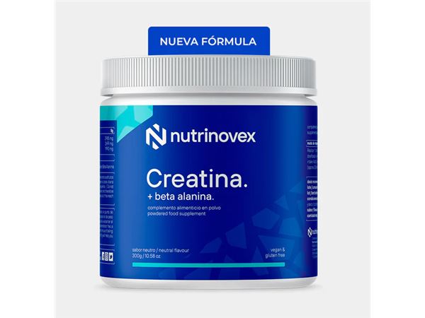 NUTRINOVEX CREATINA+BETA ALANINA NEUTRO 300G NUEVA FÓRMULA 2