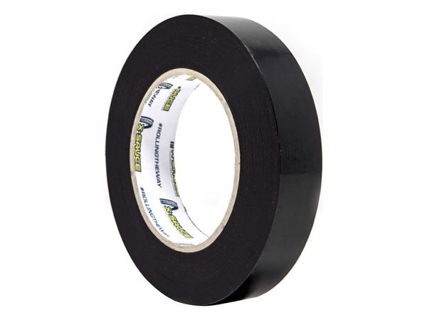 X-SAUCE CINTA NEGRA 25MM X 66M TUBELIZAR (FINA)