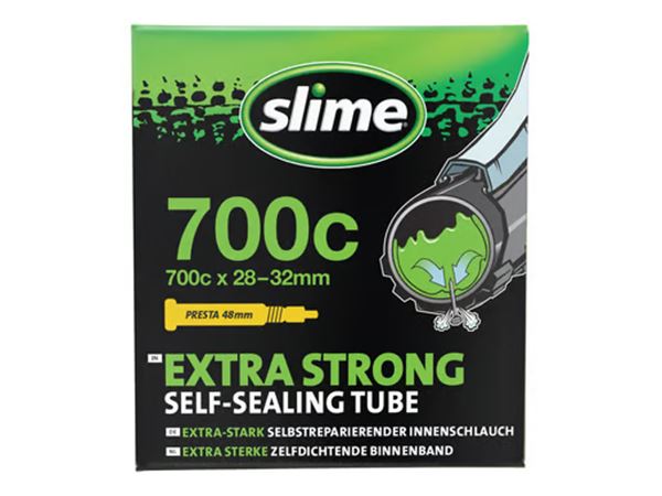 SLIME SMART TUBE 700C X 35-43 – PRESTA 48 MM – AUTOSELLANTE