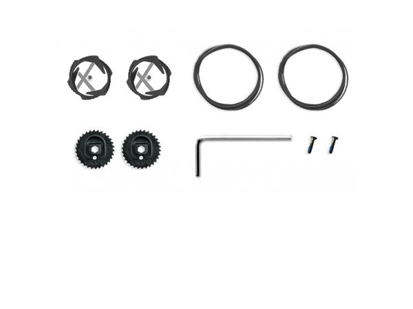 CIERRE MILIMETRICO SLW X-DIAL KIT COMPLETO BLANCO-NEGRO