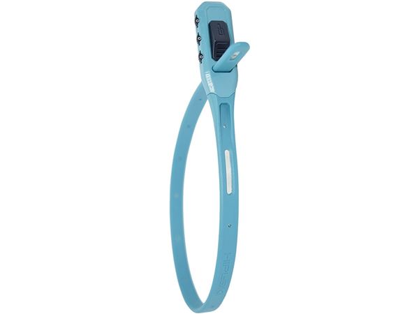 HIPLOK CANDADO CORREA Z LOK COMBINACIÓN 43 CM TURQ