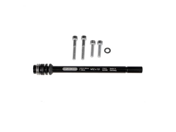 EJE PASANTE ORTLIEB M6 QUICK RACK 1MM