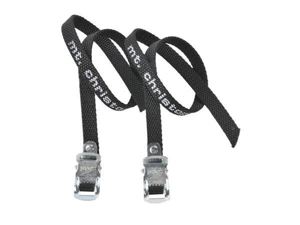 JUEGO DE CORREAS FIBRA MTB LARGAS 440 MM NEGRO