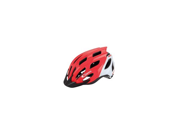 CASCO GES JUNIOR "KORE" 50/56 CM ROJO/BLANCO