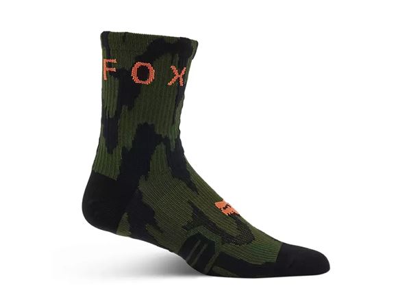 FOX CALCETINES RANGER SWARMER 6" VERDE OSCURO/NARANJA